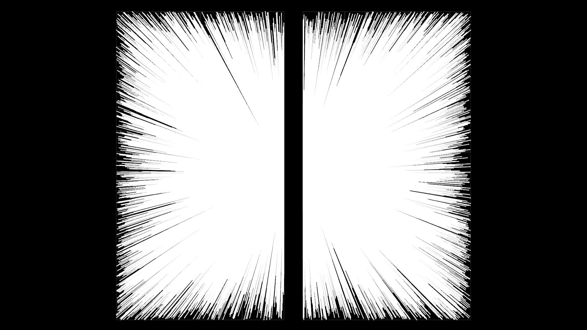 糸に当たった光が散る様子